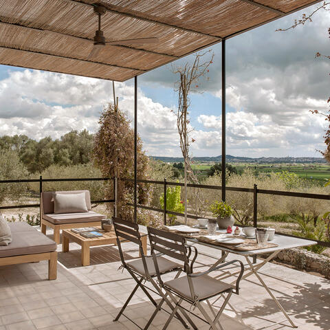 Terrace, Finca Serena, Mallorca