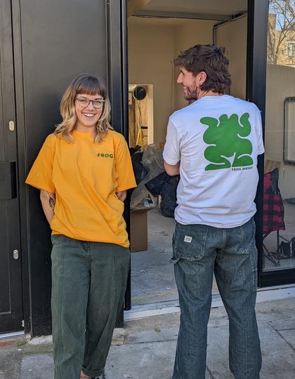 Oliver and Rebecca, the founders of FROG Bakery