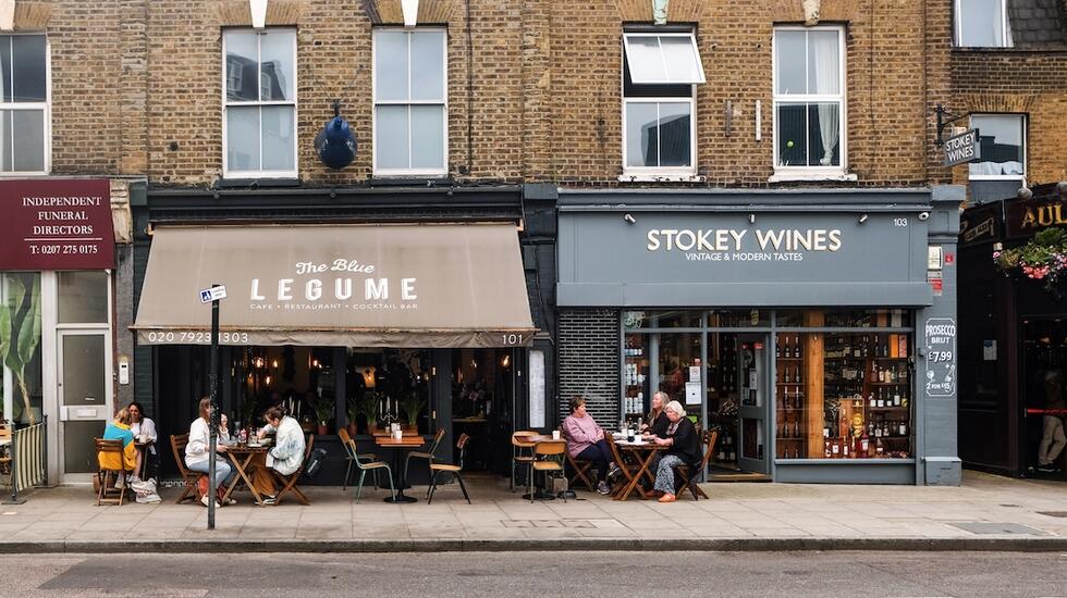 A street view in Stoke Newington