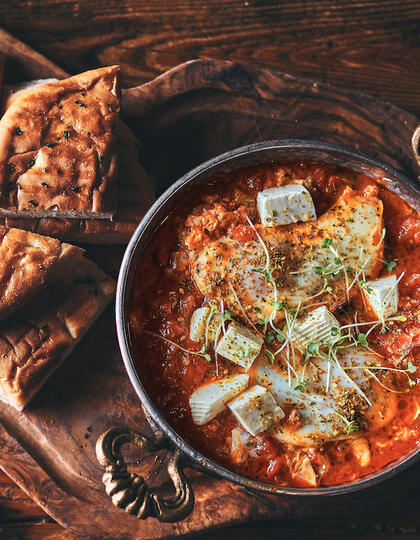 A breakfast dish at Acoustic Brasserie