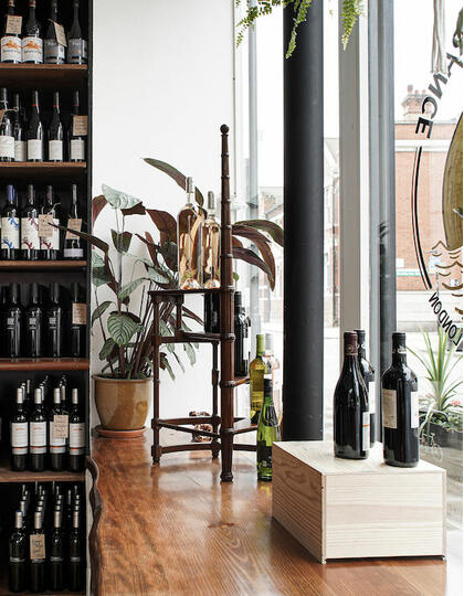 The interior of Made in Little France, Stoke Newington