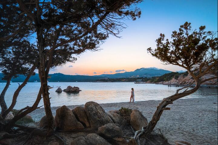 Quiet moment spent on a Costa Smeralda beach.