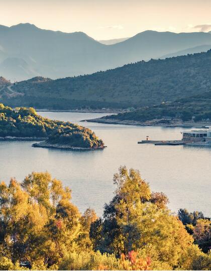 Autumn looking across Ksamil