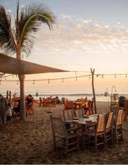 The Green Room, a beachfront venue in Todo Santos, Mexico