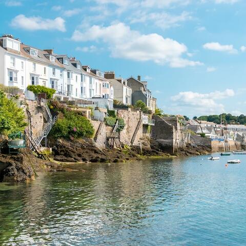 Waterfront of Fowey, Cornwall