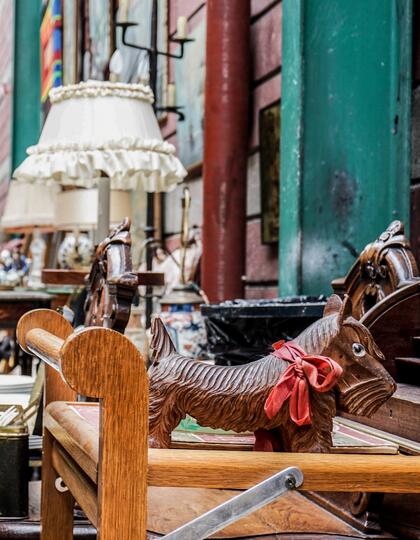 Antiques at Marché aux Puces, Paris