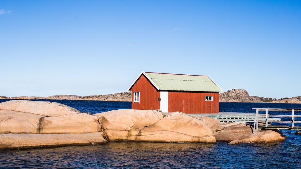 A fisherman's hut in West Sweden