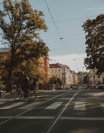 A Gothenburg street, in western Sweden