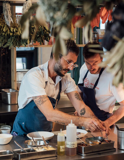 Walter el Nagar, chef at Refettorio Geneva