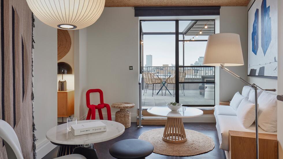 A suite at One Hundred Shoreditch, London