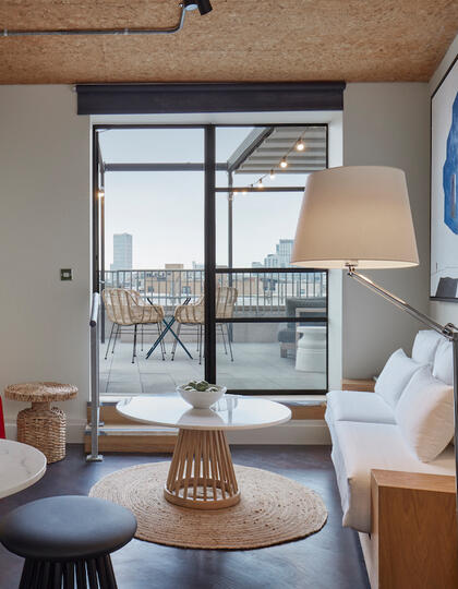 A suite at One Hundred Shoreditch, London