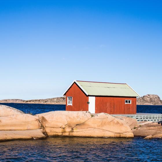 A fisherman's hut in West Sweden