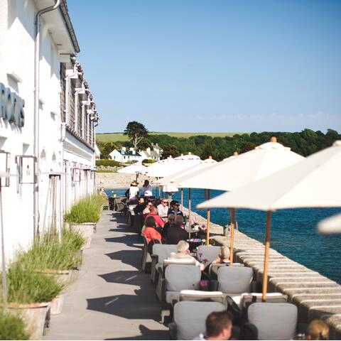 Terrace, The Idle Rocks, St Mawes, Cornwall