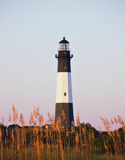 Tybee Island Light Station in Georgia, US